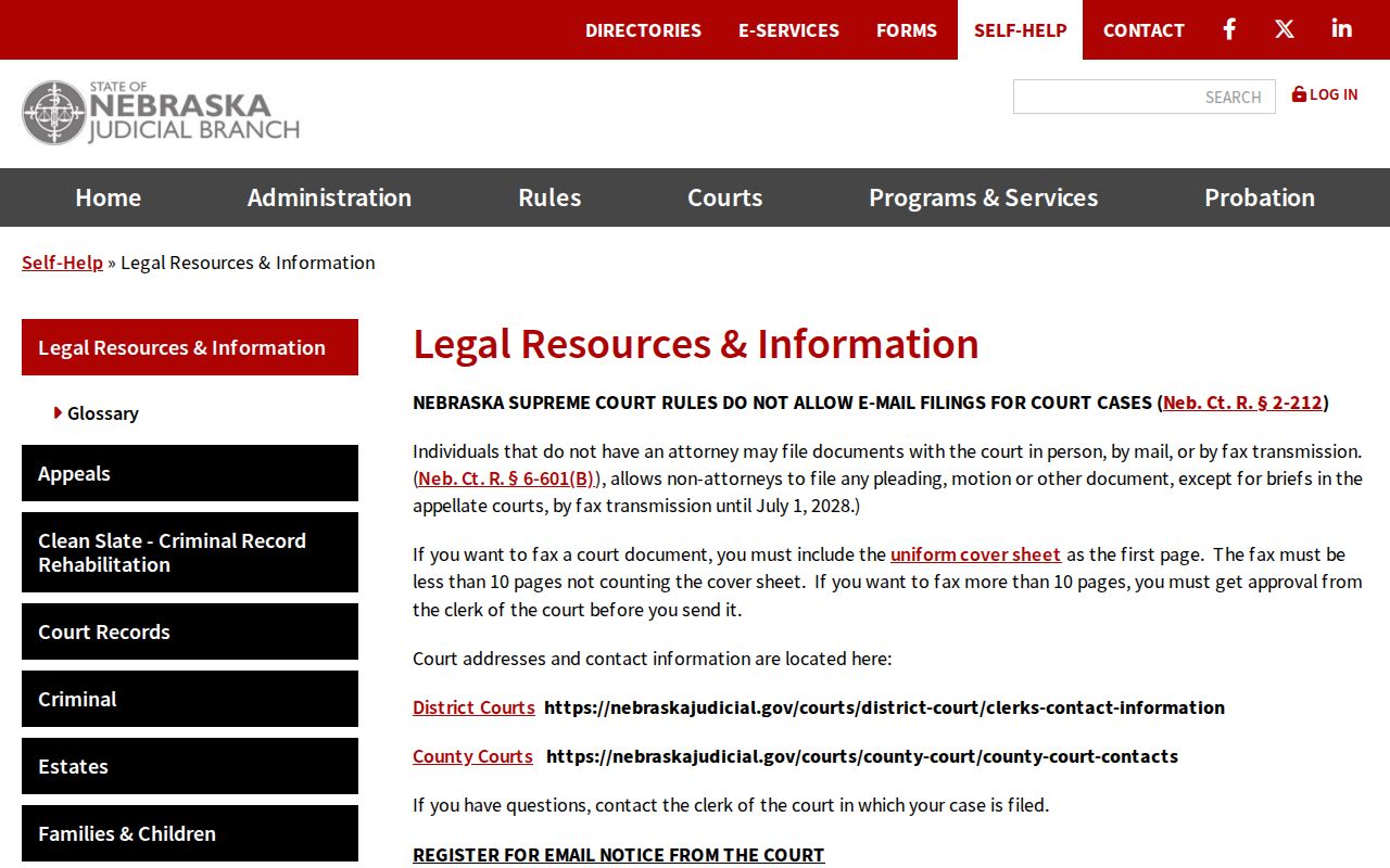 Pawnee County court records legal resource information