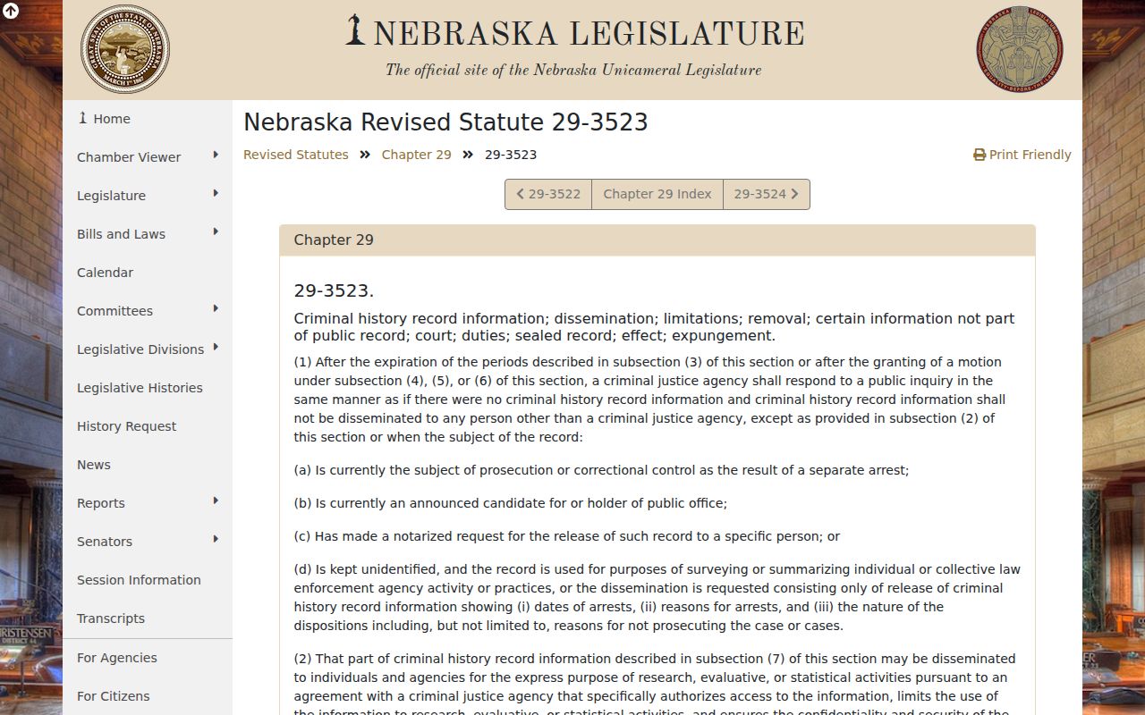 Pawnee criminal docket criminal-history sealing statute